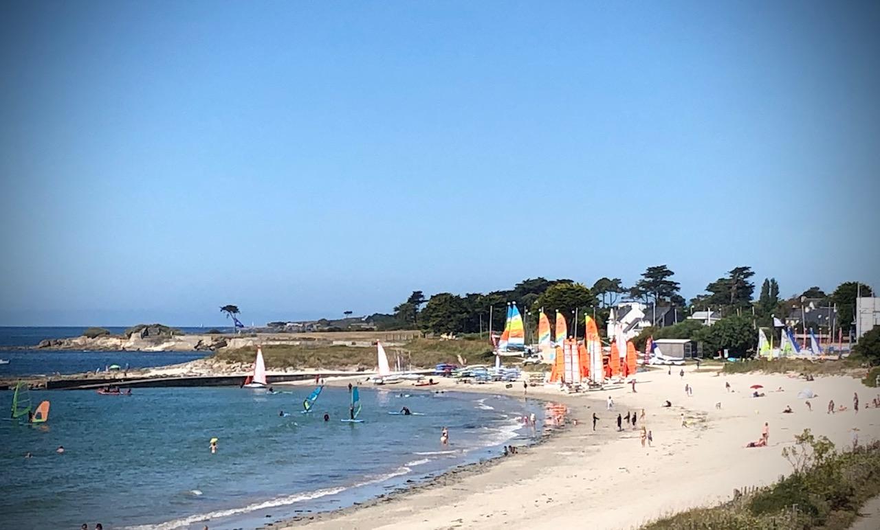 Logis Hotel & Restaurant Les Mouettes - Larmor Plage, Proche De Lorient المظهر الخارجي الصورة